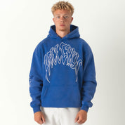 KILL CREW OVERSIZED LUX HOODIE - BLUE