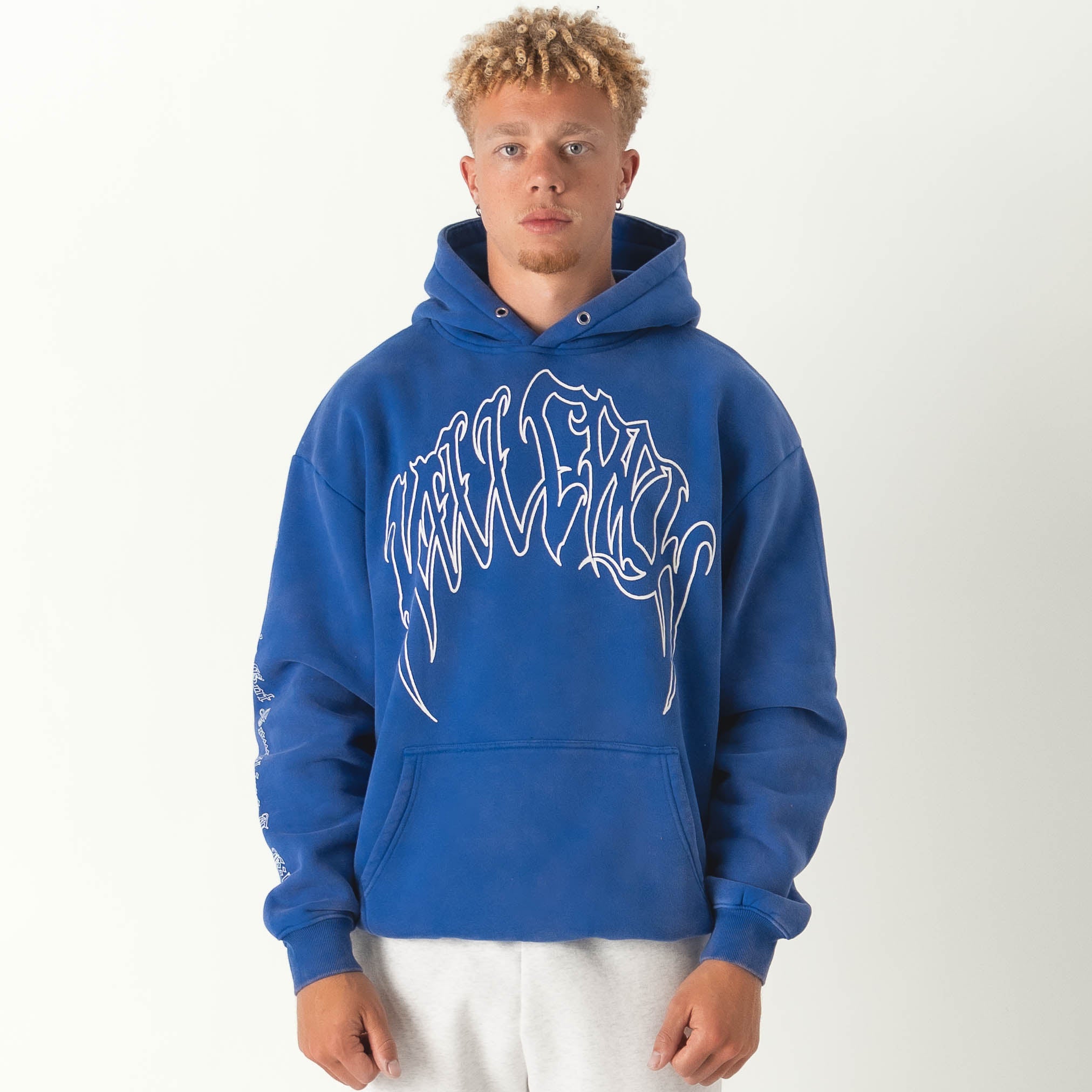 KILL CREW OVERSIZED LUX HOODIE - BLUE