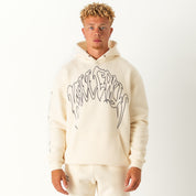 KILL CREW OVERSIZED LUX HOODIE - CREAM