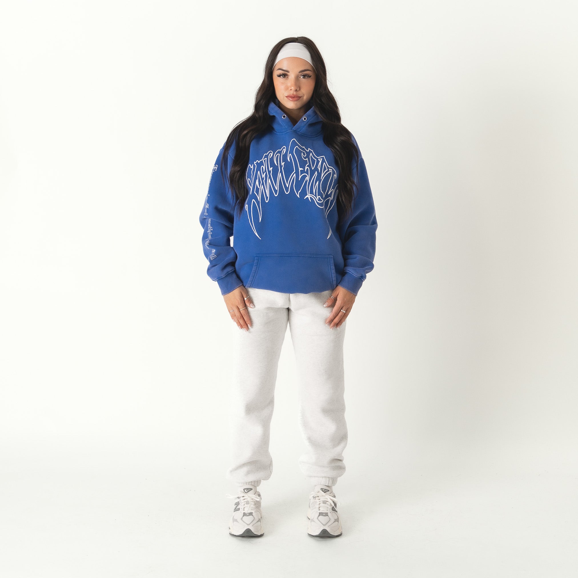 KILL CREW OVERSIZED LUX HOODIE - BLUE