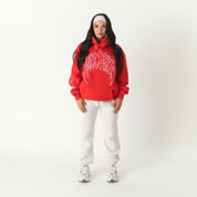 KILL CREW OVERSIZED LUX HOODIE - RED