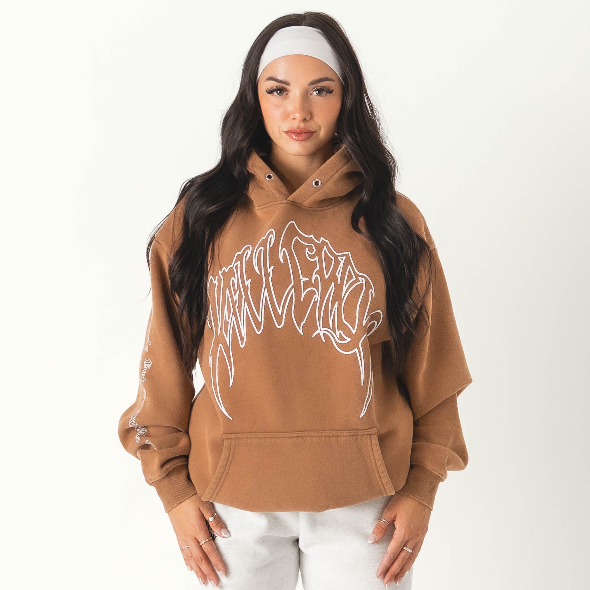 KILL CREW OVERSIZED LUX HOODIE - SAND