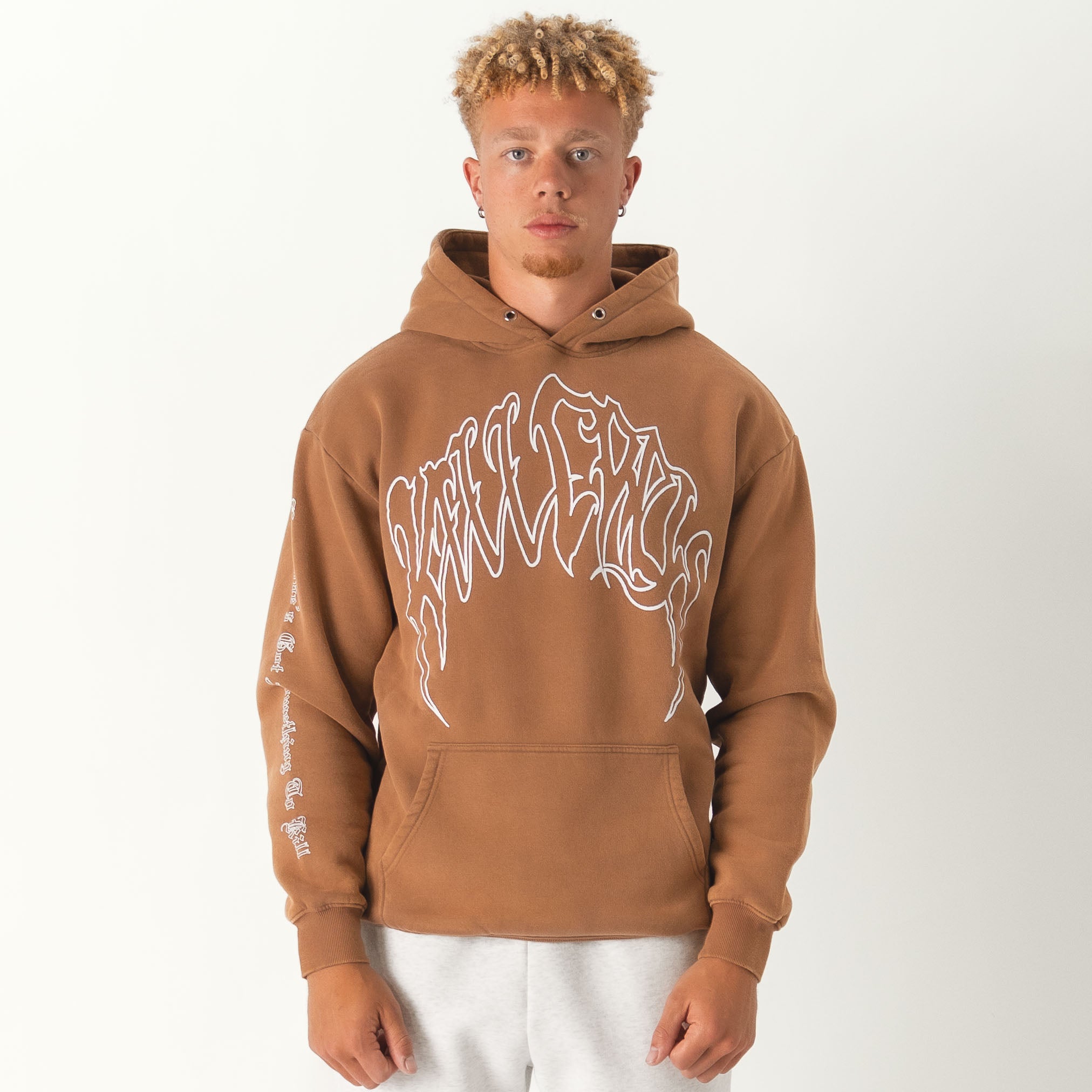 KILL CREW OVERSIZED LUX HOODIE - SAND