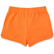 VINTAGE COTTON SHORTS (MID THIGH CUT) - ORANGE