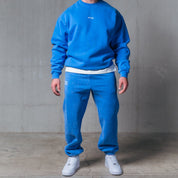 HEAVYWEIGHT LUX "SIMPLE" CREWNECK - BLUE