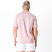 "SCRIPT" T-SHIRT - ROSÉ / WHITE