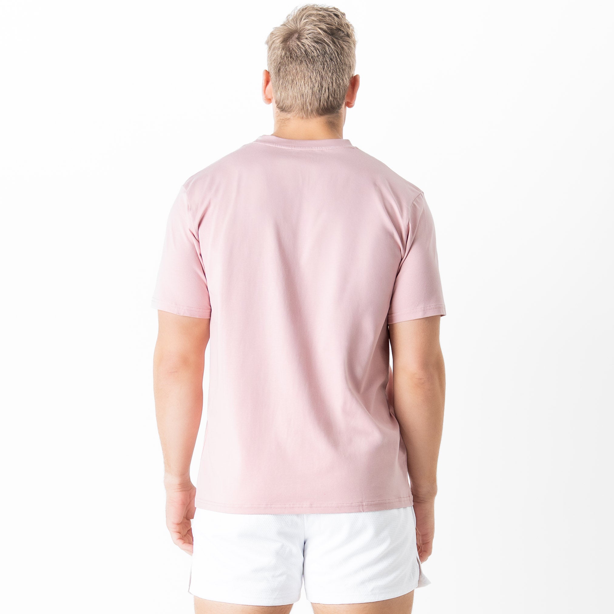 "SCRIPT" T-SHIRT - ROSÉ / WHITE
