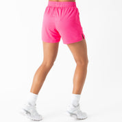 MUAY THAI SHORTS (MID THIGH CUT) - HIGHLIGHTER PINK