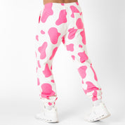 OVERSIZED LUX "MOO MOO" SWEATPANTS - PINK