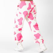 OVERSIZED LUX "MOO MOO" SWEATPANTS - PINK