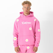 OVERSIZED LUX "DAISY" HOODIE - PINK