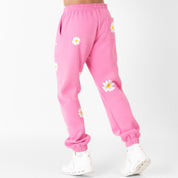 OVERSIZED LUX "DAISY" SWEATPANTS - PINK