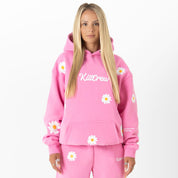 OVERSIZED LUX "DAISY" HOODIE - PINK