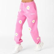 OVERSIZED LUX "DAISY" SWEATPANTS - PINK