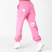 OVERSIZED LUX "DAISY" SWEATPANTS - PINK