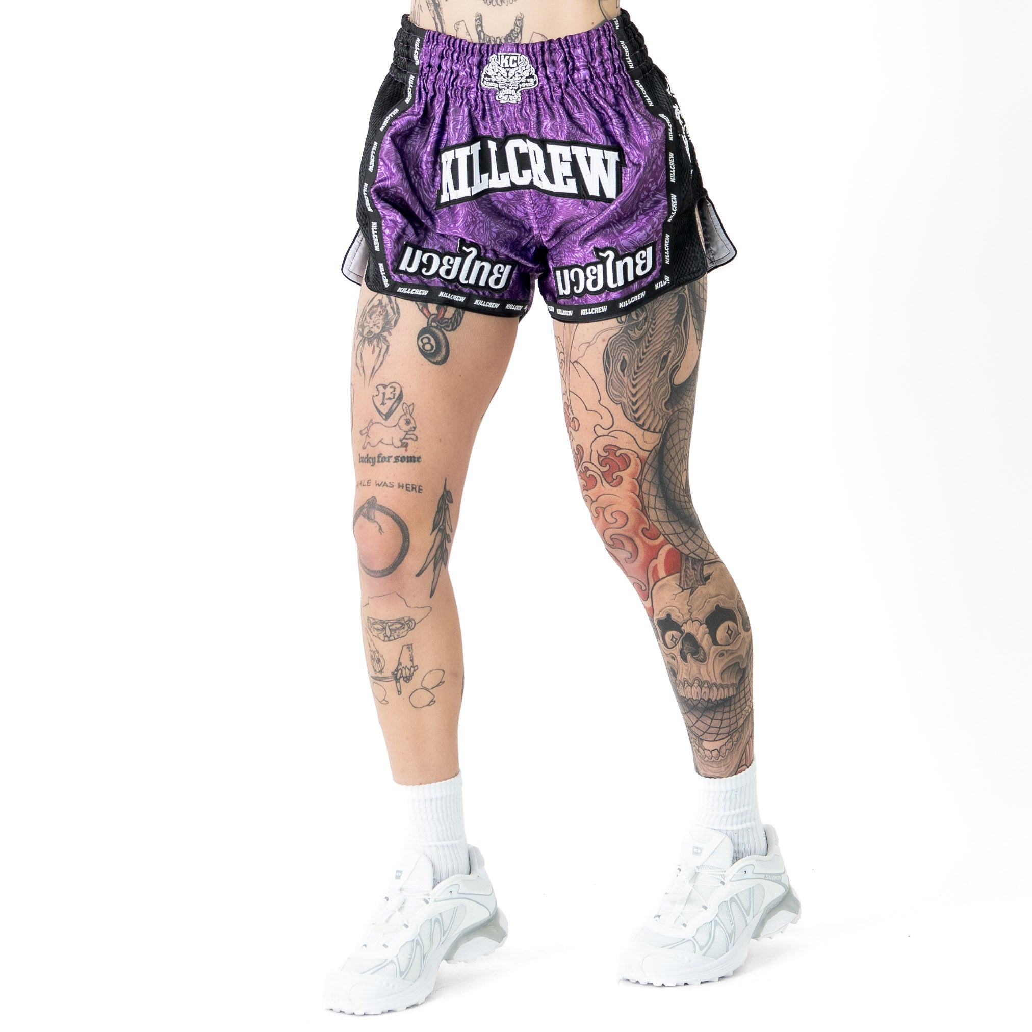 MUAY THAI FIGHT SHORTS -  PURPLE