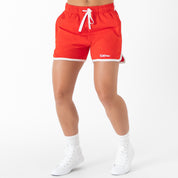 VINTAGE COTTON SHORTS (MID THIGH CUT) - RED