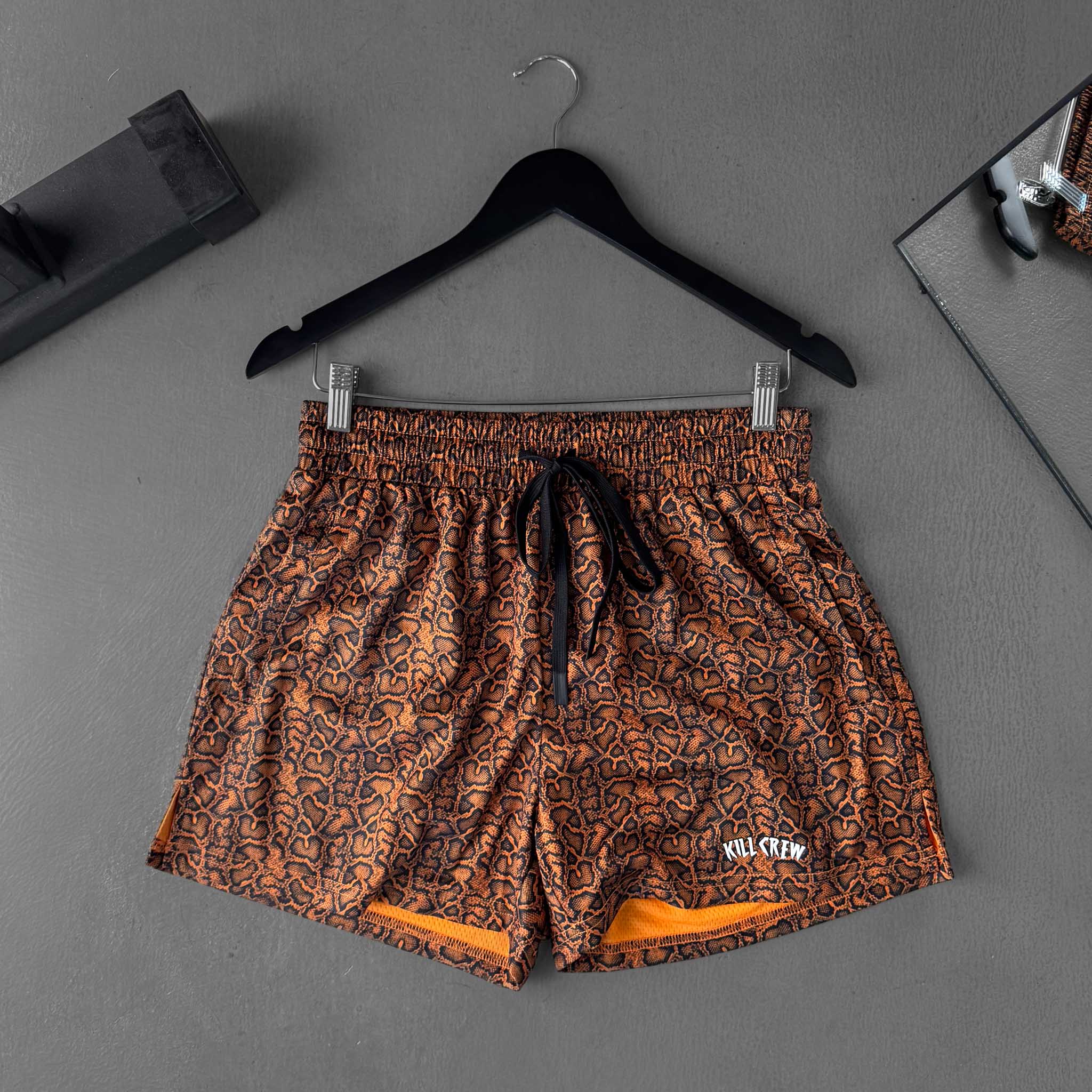 MUAY THAI SHORTS (MID THIGH CUT) - PYTHON