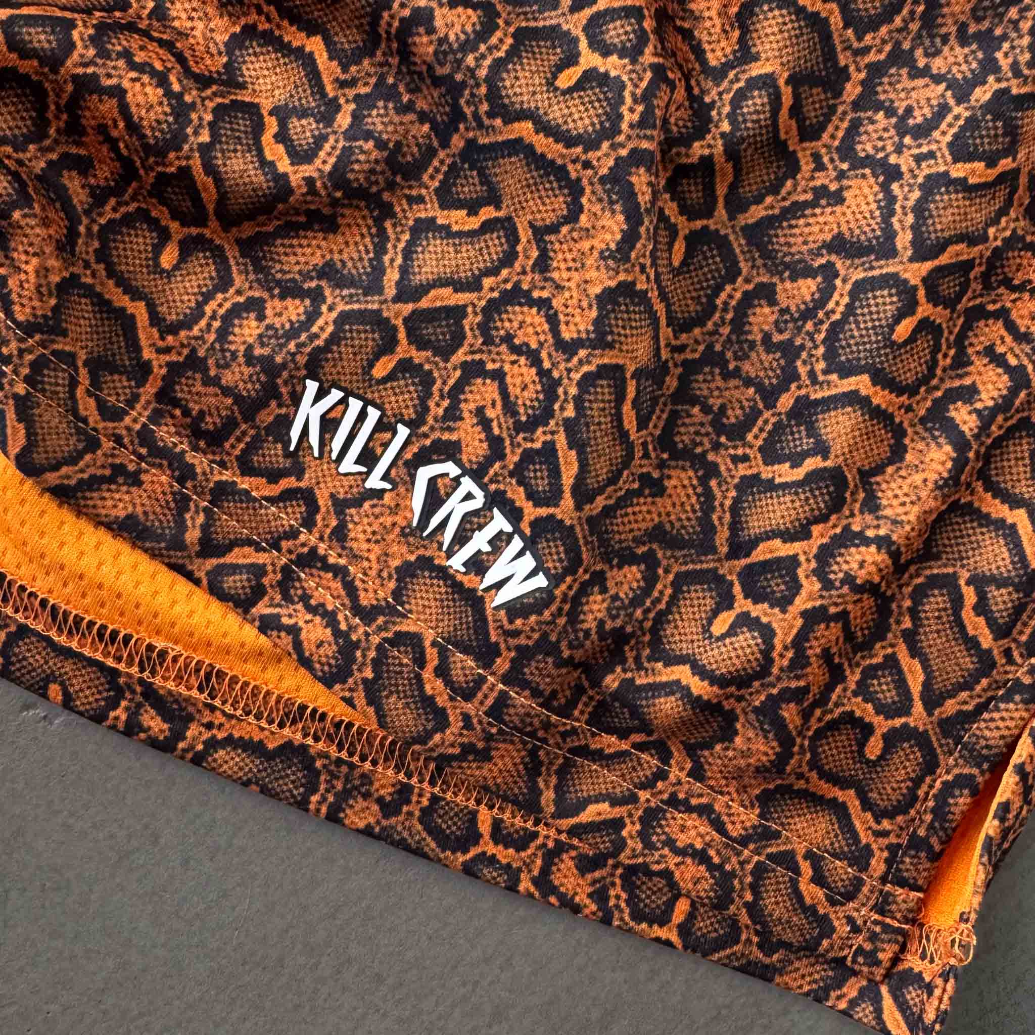 MUAY THAI SHORTS (MID THIGH CUT) - PYTHON