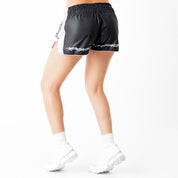 RETRO THAI FIGHT SHORTS - BLACK / PINK