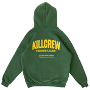 OVERSIZED LUX RIGOROUS TRAINING HOODIE - GREEN / GOLD