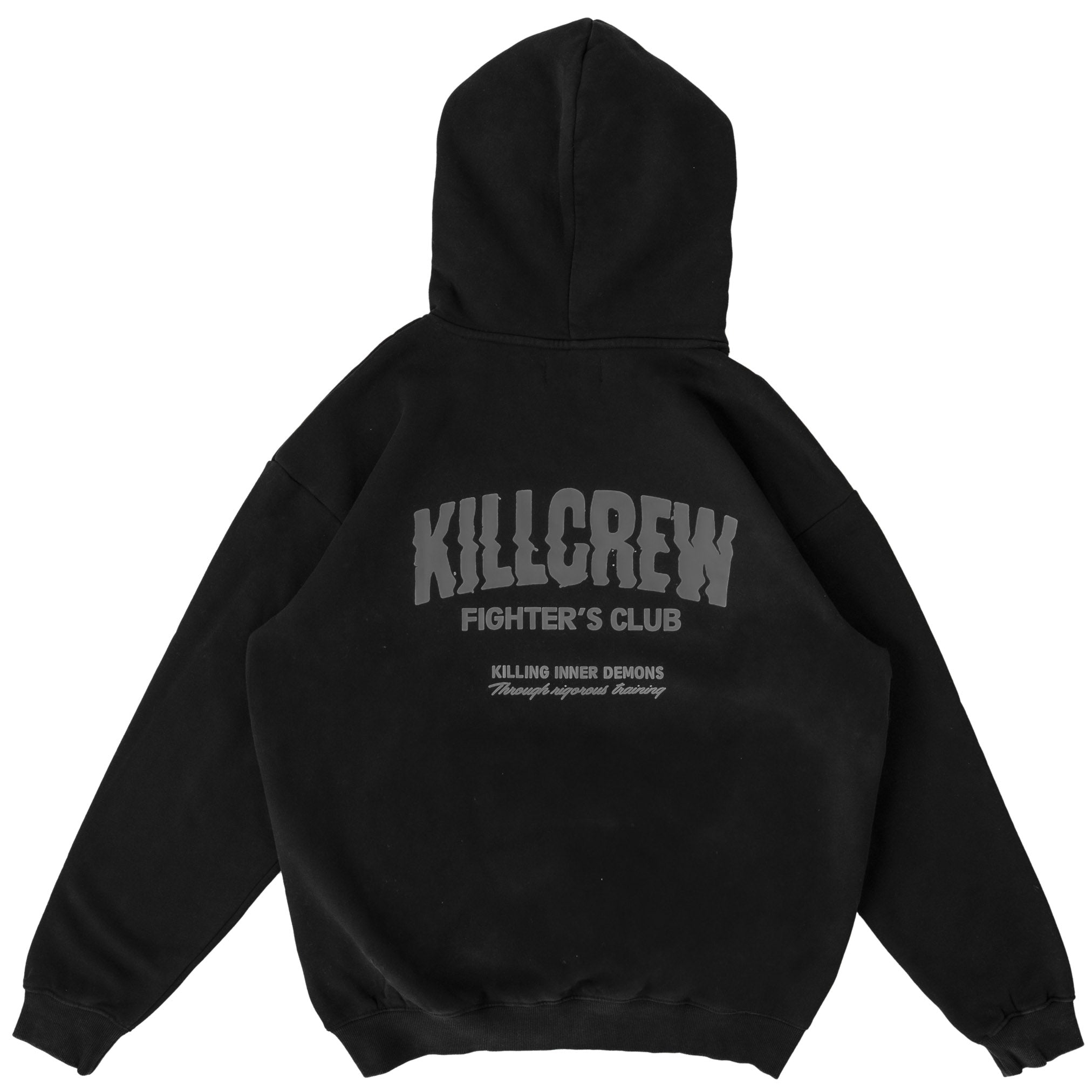 OVERSIZED LUX RIGOROUS TRAINING HOODIE - BLACKOUT