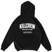 OVERSIZED LUX RIGOROUS TRAINING HOODIE - BLACK / WHITE