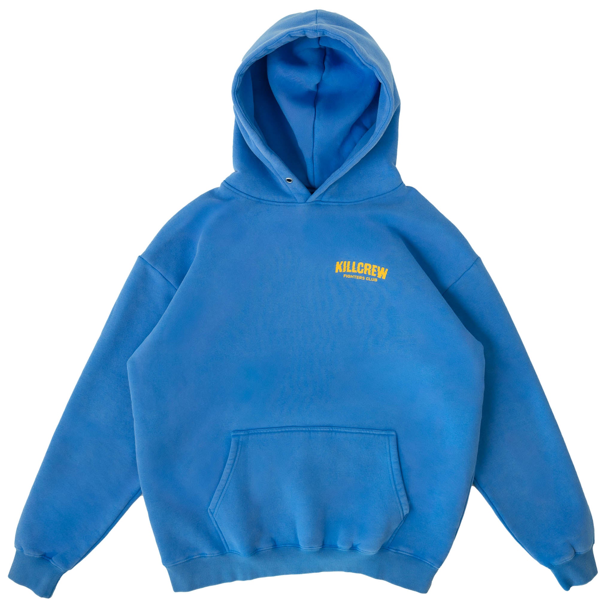 OVERSIZED LUX RIGOROUS TRAINING HOODIE - BLUE / GOLD