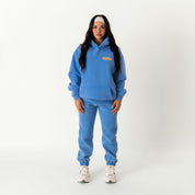 OVERSIZED LUX RIGOROUS TRAINING HOODIE - BLUE / GOLD