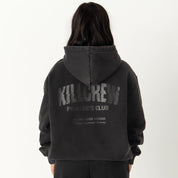 OVERSIZED LUX RIGOROUS TRAINING HOODIE - BLACKOUT
