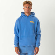 OVERSIZED LUX RIGOROUS TRAINING HOODIE - BLUE / GOLD