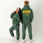 OVERSIZED LUX RIGOROUS TRAINING HOODIE - GREEN / GOLD