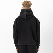 OVERSIZED LUX "SIMPLE" HOODIE - BLACK