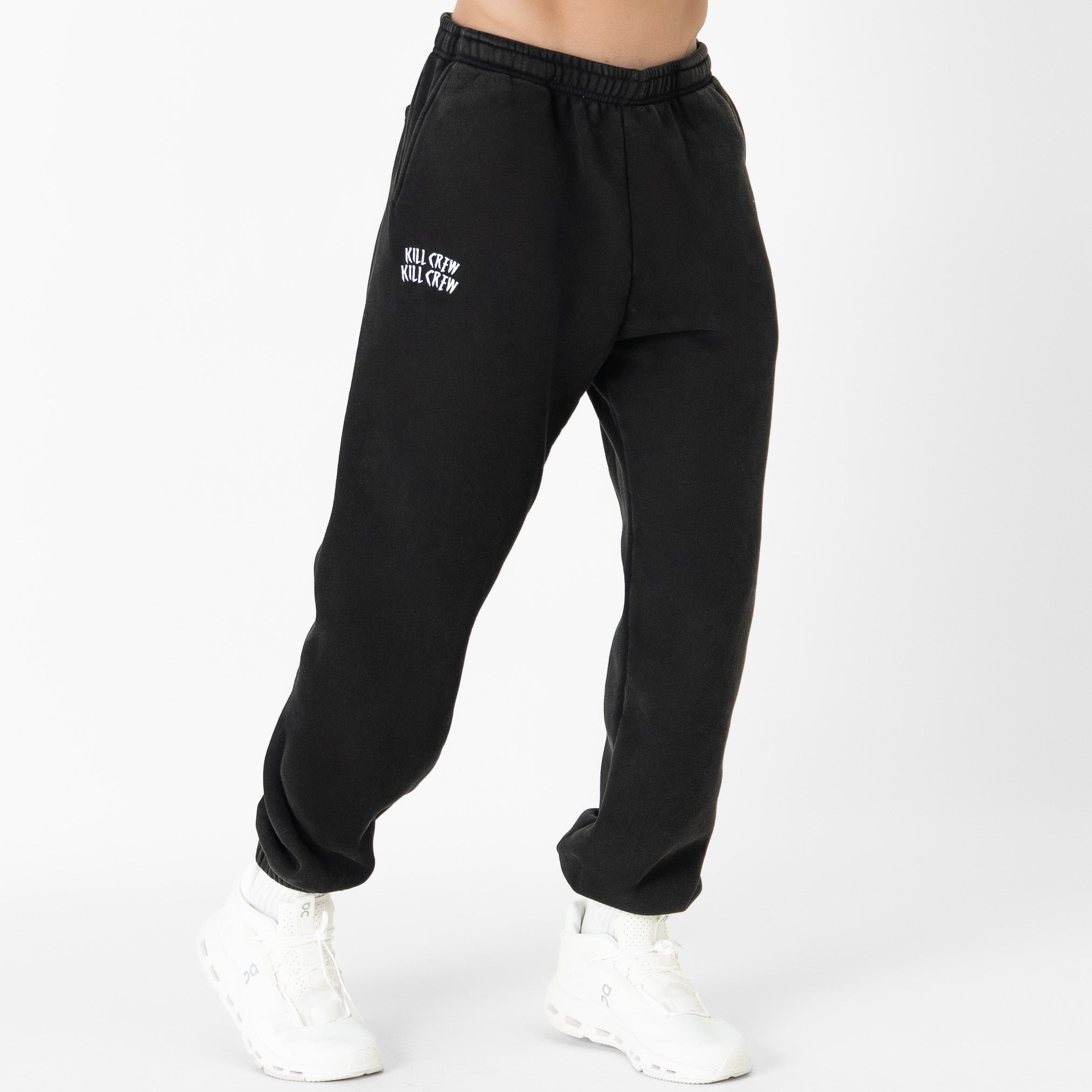 HEAVYWEIGHT LUX "SIMPLE" SWEATPANTS - BLACK