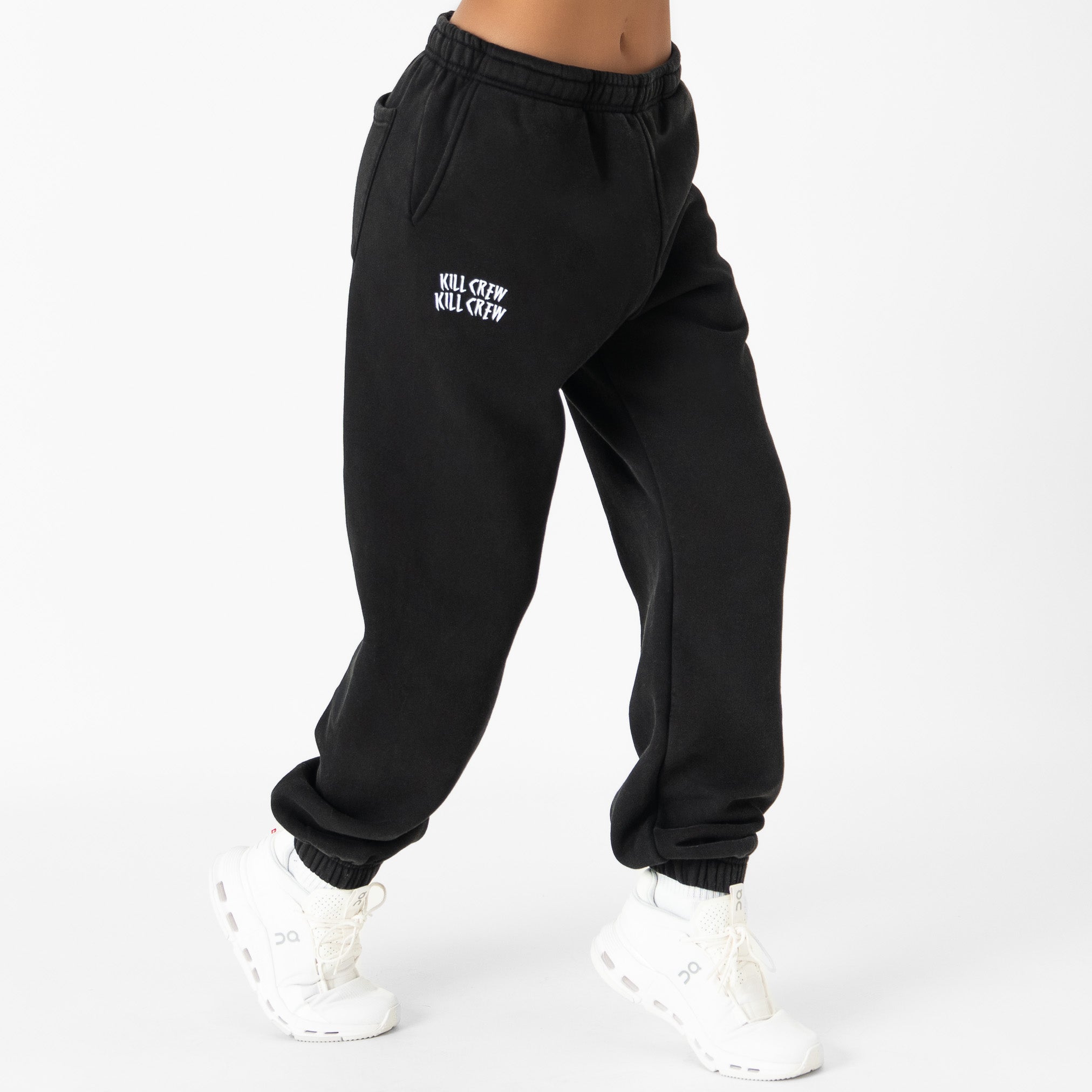 HEAVYWEIGHT LUX "SIMPLE" SWEATPANTS - BLACK