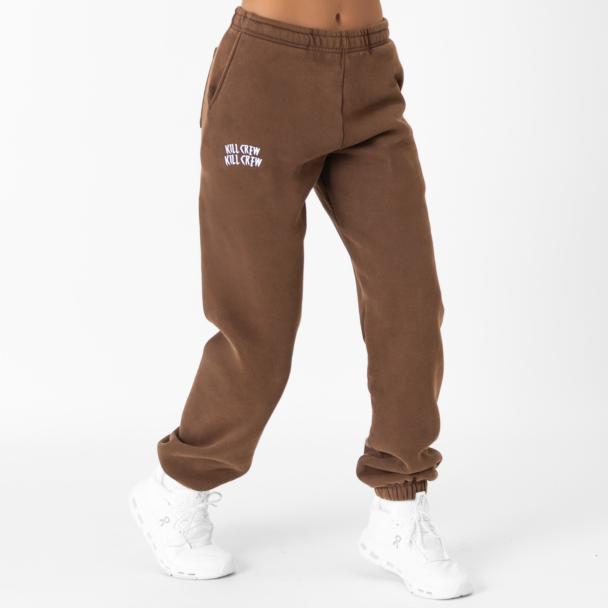 HEAVYWEIGHT LUX "SIMPLE" SWEATPANTS - BROWN