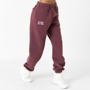 HEAVYWEIGHT LUX "SIMPLE" SWEATPANTS - BURGUNDY
