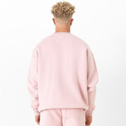OVERSIZED LUX "SIMPLE" CREWNECK - ROSÉ