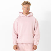OVERSIZED LUX "SIMPLE" HOODIE - ROSÉ