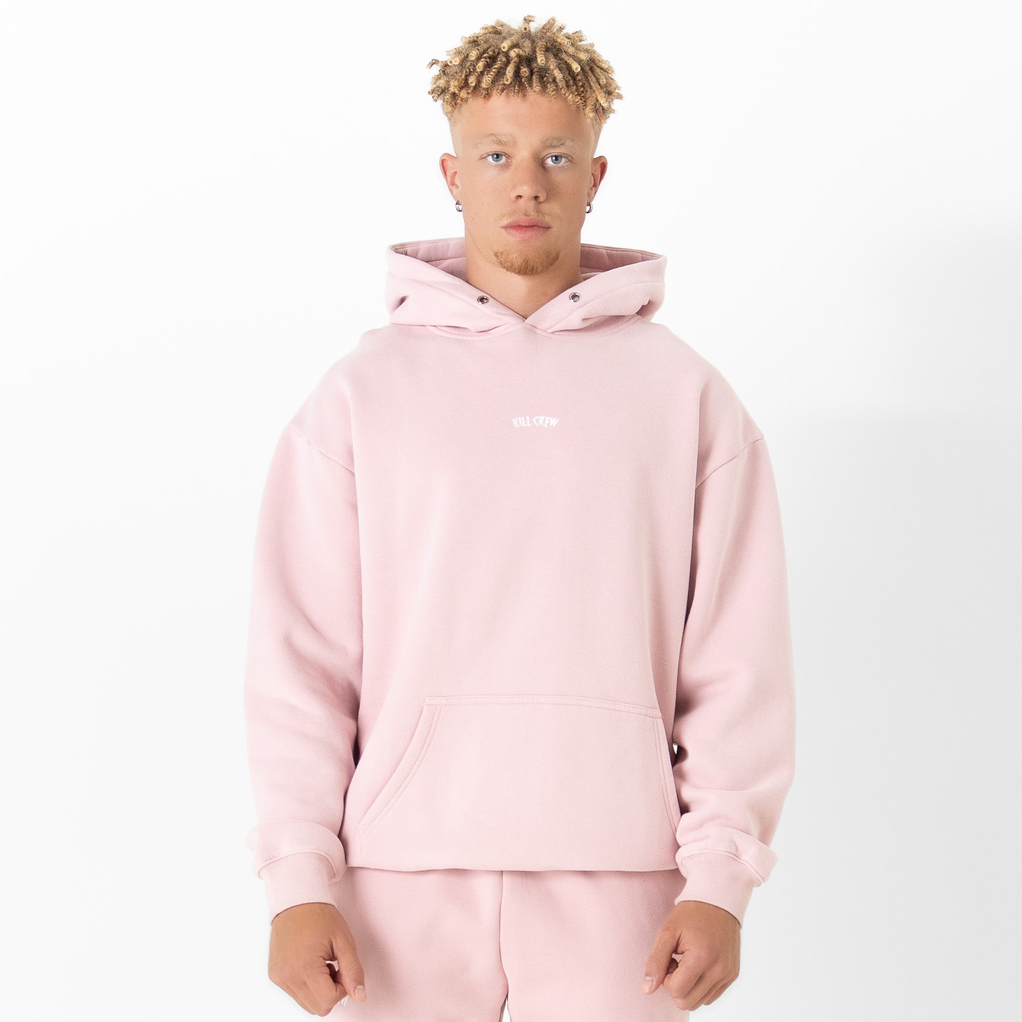 OVERSIZED LUX "SIMPLE" HOODIE - ROSÉ