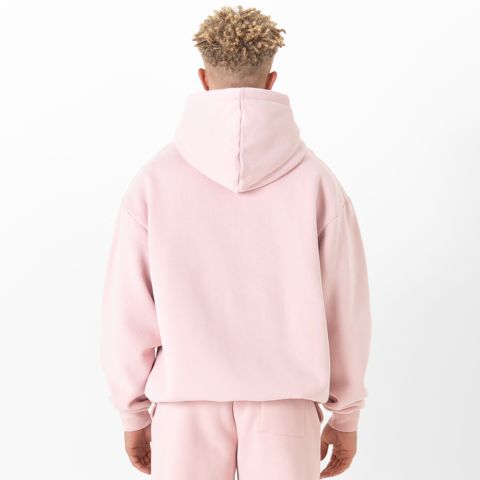 OVERSIZED LUX "SIMPLE" HOODIE - ROSÉ