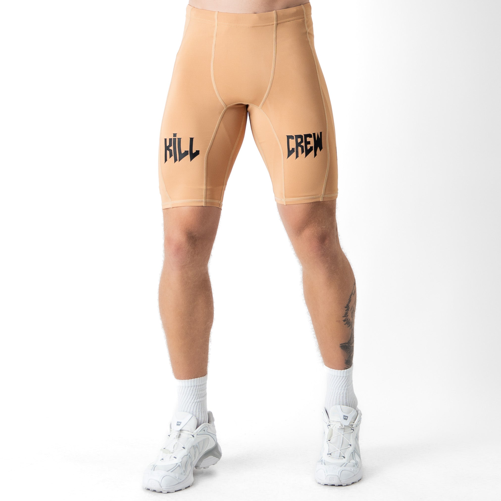 TIRADE TECH COMPRESSION SHORTS - SAND
