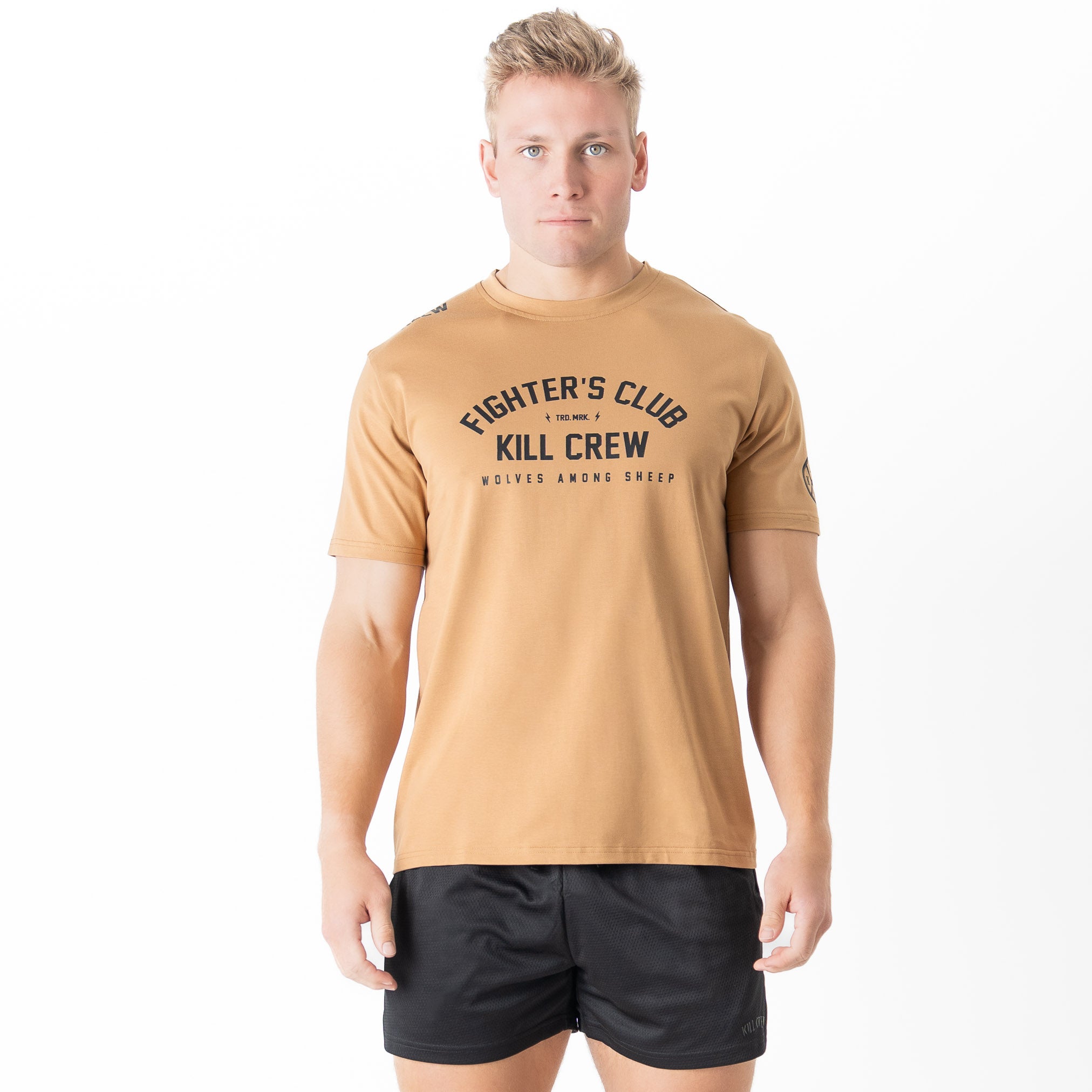 FIGHTER'S CLUB T-SHIRT - SAND