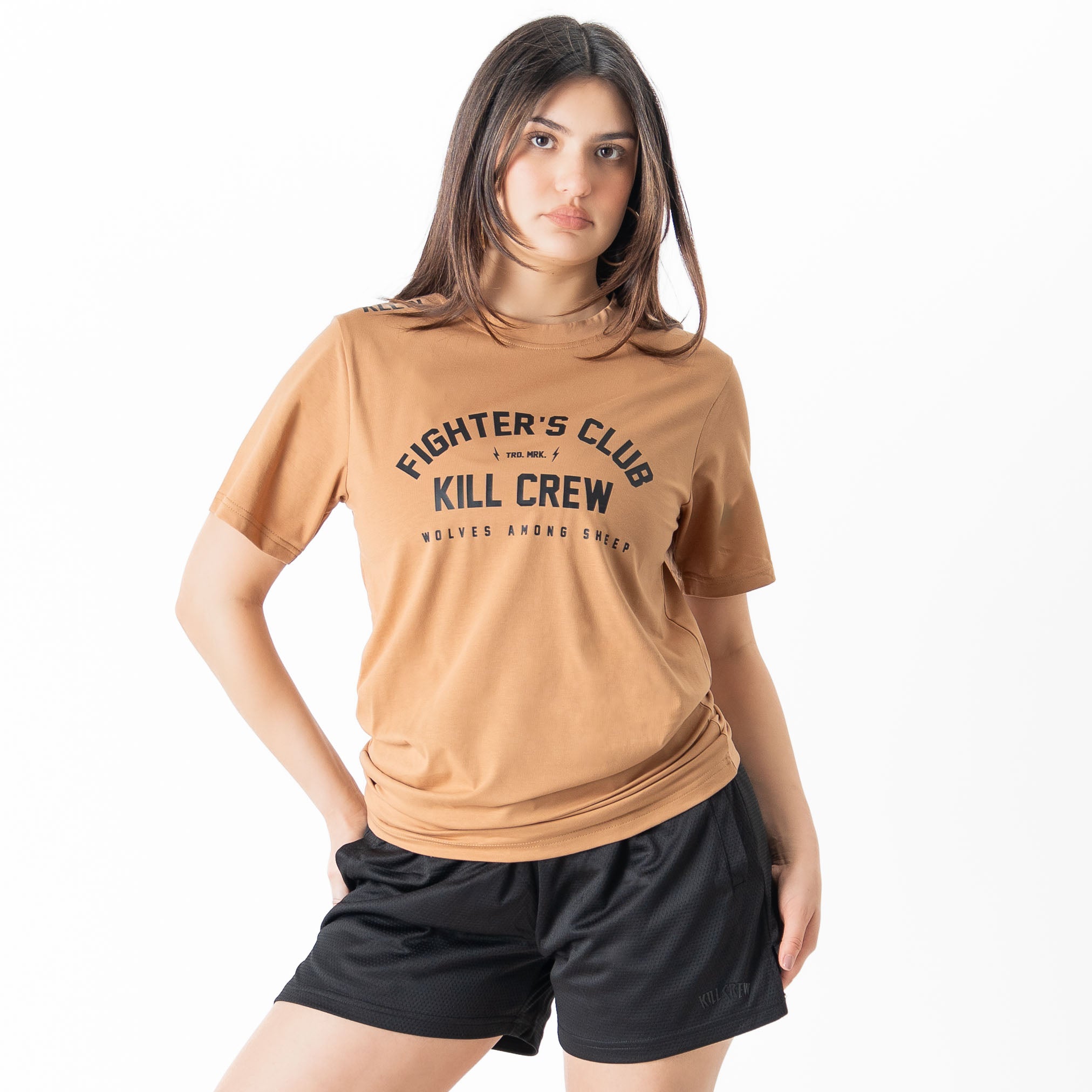 FIGHTER'S CLUB T-SHIRT - SAND