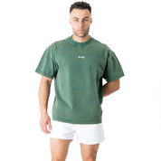 RELAXED FIT LUX "SIMPLE" T-SHIRT - GREEN