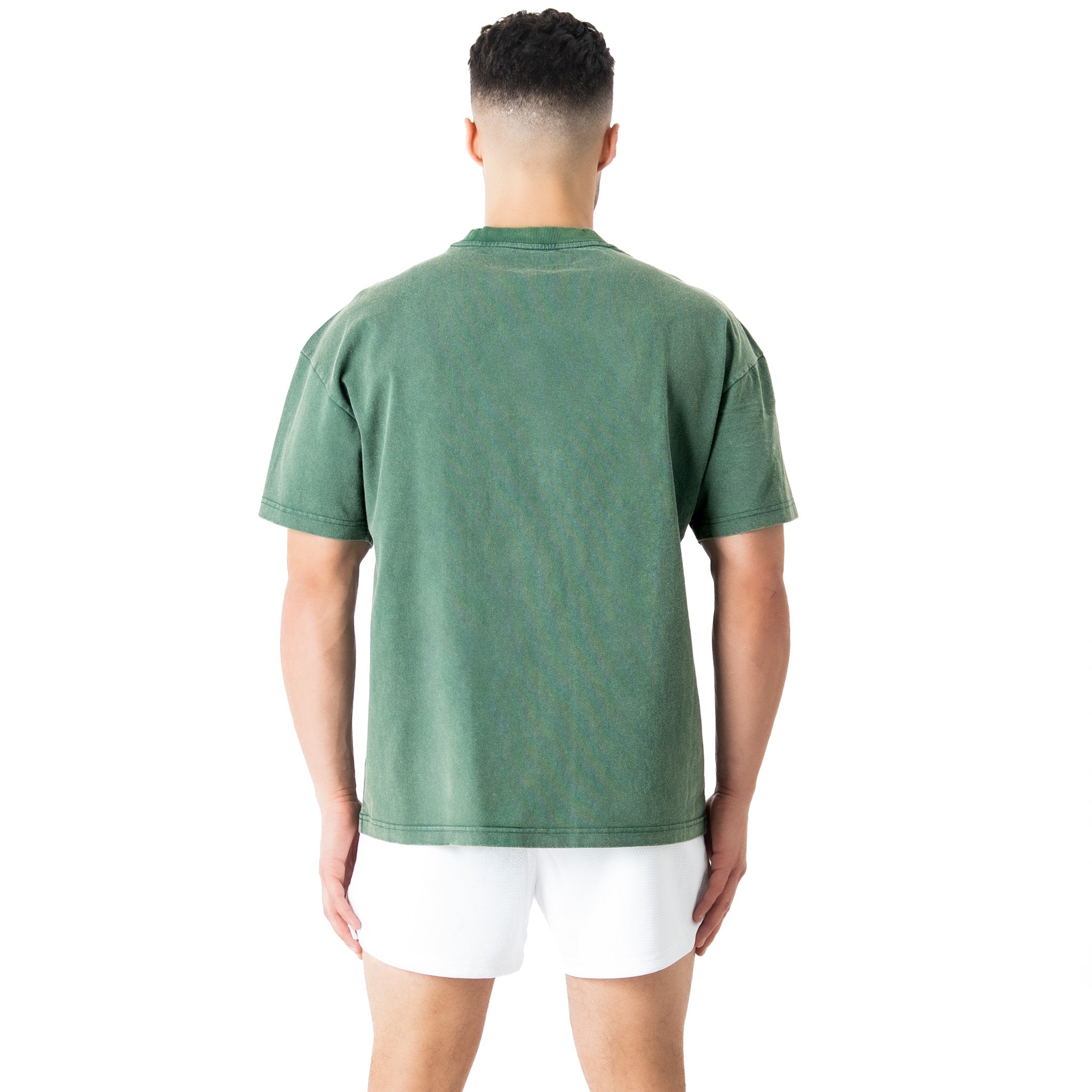 RELAXED FIT LUX "SIMPLE" T-SHIRT - GREEN