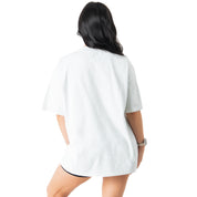 RELAXED FIT LUX "SIMPLE" T-SHIRT - GREY