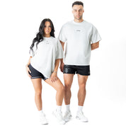 RELAXED FIT LUX "SIMPLE" T-SHIRT - GREY