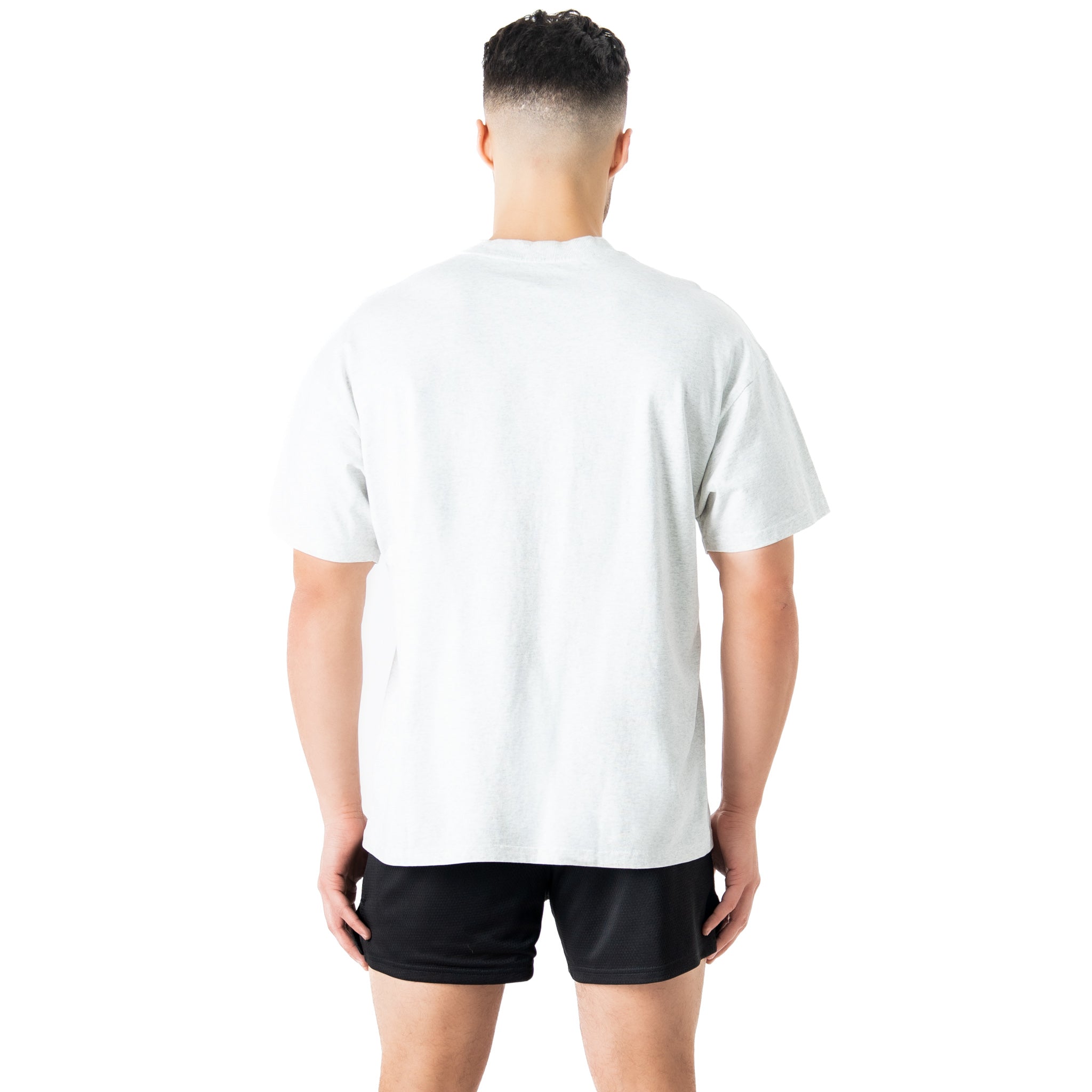 RELAXED FIT LUX "SIMPLE" T-SHIRT - GREY