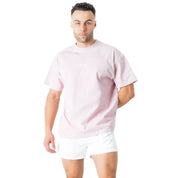RELAXED FIT LUX "SIMPLE" T-SHIRT - ROSÉ